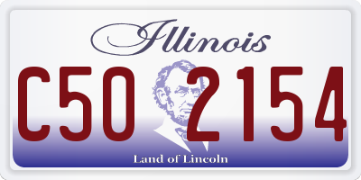 IL license plate C502154
