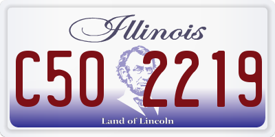 IL license plate C502219