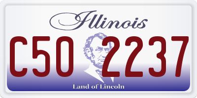 IL license plate C502237