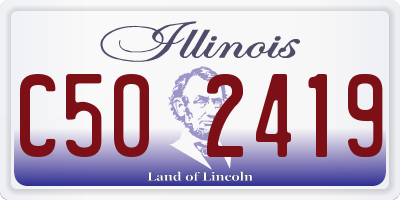 IL license plate C502419