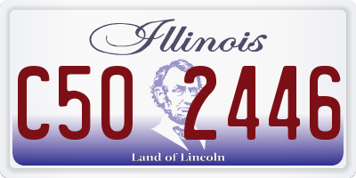 IL license plate C502446