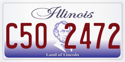 IL license plate C502472