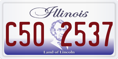 IL license plate C502537