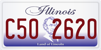 IL license plate C502620