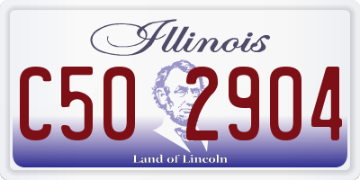 IL license plate C502904