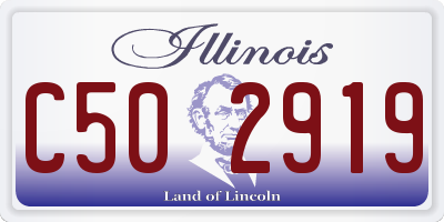 IL license plate C502919