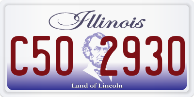 IL license plate C502930