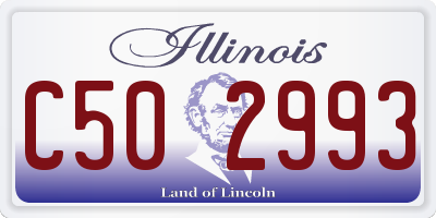 IL license plate C502993