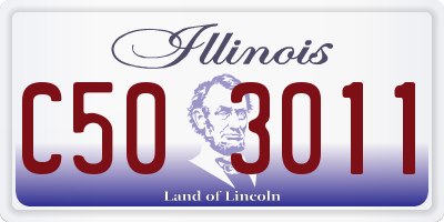 IL license plate C503011