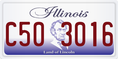 IL license plate C503016