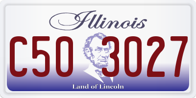 IL license plate C503027
