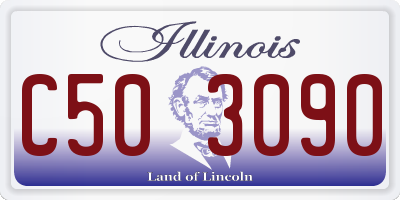 IL license plate C503090