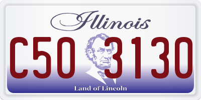 IL license plate C503130