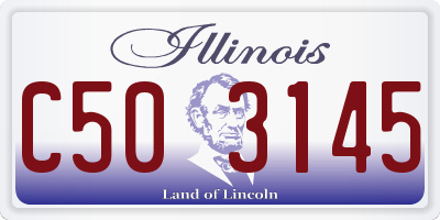 IL license plate C503145