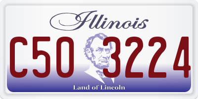 IL license plate C503224