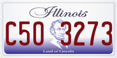 IL license plate C503273