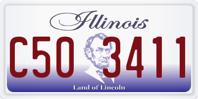 IL license plate C503411