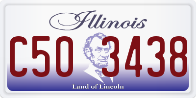 IL license plate C503438