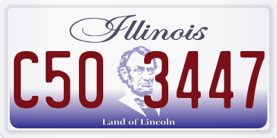 IL license plate C503447
