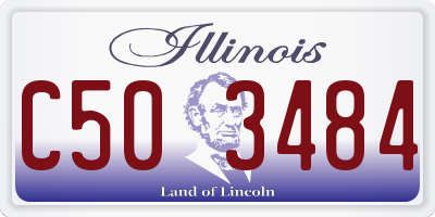 IL license plate C503484
