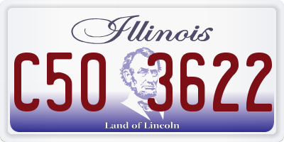 IL license plate C503622