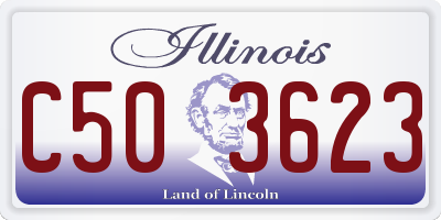 IL license plate C503623