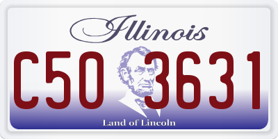 IL license plate C503631