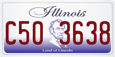 IL license plate C503638