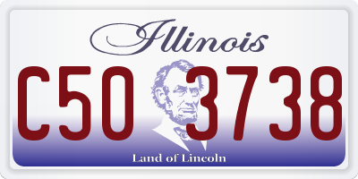 IL license plate C503738