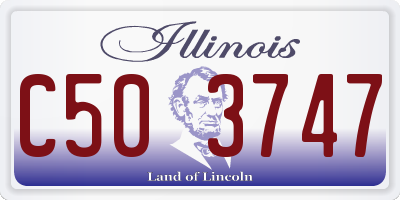 IL license plate C503747
