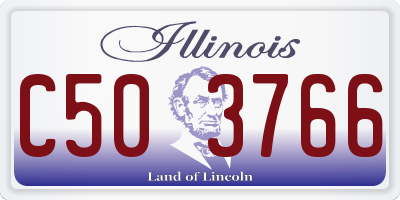IL license plate C503766