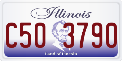 IL license plate C503790