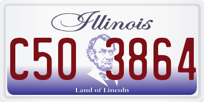 IL license plate C503864