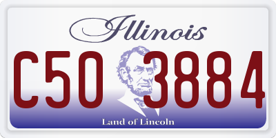 IL license plate C503884