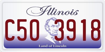 IL license plate C503918