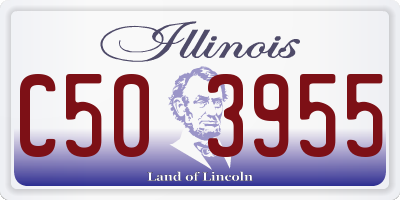 IL license plate C503955