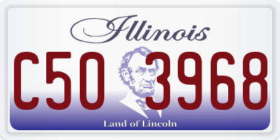 IL license plate C503968