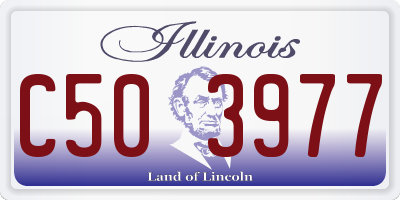 IL license plate C503977