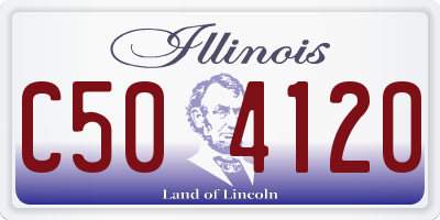 IL license plate C504120