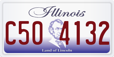 IL license plate C504132