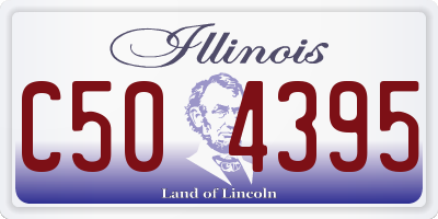 IL license plate C504395