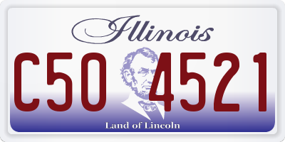 IL license plate C504521