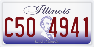 IL license plate C504941