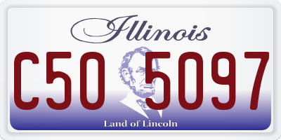 IL license plate C505097