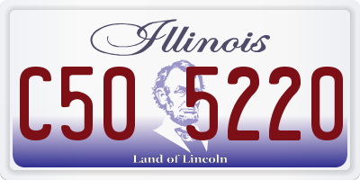 IL license plate C505220