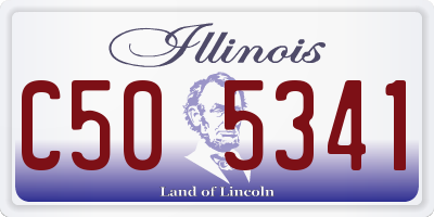 IL license plate C505341