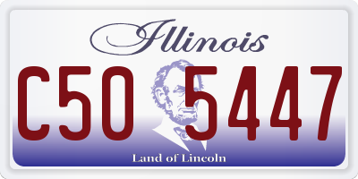 IL license plate C505447