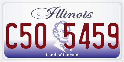 IL license plate C505459