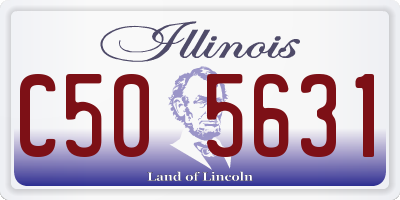IL license plate C505631