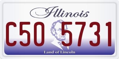 IL license plate C505731
